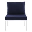 outdoor sectional lounge furniture Modway Furniture Sofa Sectionals White Navy