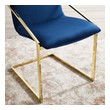 blue dining table and chairs Modway Furniture Dining Chairs Gold Navy
