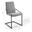 dining furniture design Modway Furniture Dining Chairs Black Light Gray