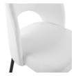 contemporary velvet dining chairs Modway Furniture Dining Chairs Black White