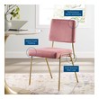 ikea black dining table and chairs Modway Furniture Dining Chairs Gold Dusty Rose