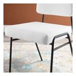 modern gray dining chairs Modway Furniture Dining Chairs Black White