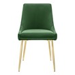 acrylic dining chairs Modway Furniture Dining Chairs Gold Emerald