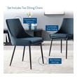 grey chairs with black legs Modway Furniture Dining Chairs Black Azure