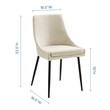 clear acrylic dining chairs Modway Furniture Dining Chairs Black Beige