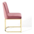 ikea dining suites Modway Furniture Dining Chairs Gold Dusty Rose