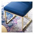 green velvet dining chairs with gold legs Modway Furniture Dining Chairs Gold Navy
