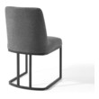 dining grey chairs Modway Furniture Dining Chairs Black Charcoal