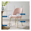 breakfast table and 2 chairs Modway Furniture Dining Chairs Pink