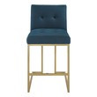 high end leather bar stools Modway Furniture Bar and Counter Stools Gold Azure