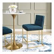 high end leather bar stools Modway Furniture Bar and Counter Stools Gold Azure