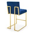 leather barstools counter height Modway Furniture Bar and Counter Stools Gold Navy