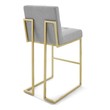 stool stainless steel Modway Furniture Bar and Counter Stools Gold Light Gray