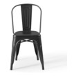 dining table blue chairs Modway Furniture Dining Chairs Black
