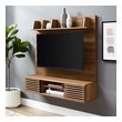 contemporary tv units for living room Modway Furniture Decor Walnut