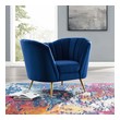 unique small accent chairs Modway Furniture Sofas and Armchairs Navy