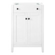 rustic vanity unit with sink Modway Furniture Vanities White
