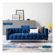 cheap sectional furniture near me Modway Furniture Sofas and Armchairs Navy