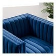 la chaise chair Modway Furniture Sofas and Armchairs Navy