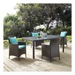 patio loveseat on sale Modway Furniture Sofa Sectionals Brown Turquoise