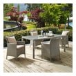 ora outdoor furniture Modway Furniture Sofa Sectionals Light Gray Beige