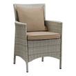 outdoor patio sectional Modway Furniture Sofa Sectionals Light Gray Mocha