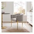 small beige accent chair Modway Furniture Sofas and Armchairs Light Gray