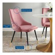 pink dining table and chairs Modway Furniture Dining Chairs Dusty Rose