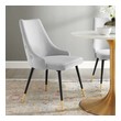 rustic dining room table and chairs Modway Furniture Dining Chairs Light Gray