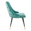 kitchen and dining chairs Modway Furniture Dining Chairs Teal
