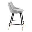 island stools with backs Modway Furniture Bar and Counter Stools Light Gray