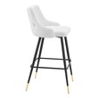 white and gold bar stools Modway Furniture Bar and Counter Stools White