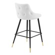 white and gold bar stools Modway Furniture Bar and Counter Stools White