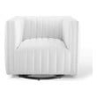 navy leather chair and ottoman Modway Furniture Sofas and Armchairs White