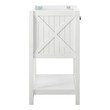 small toilet and sink unit Modway Furniture Vanities White