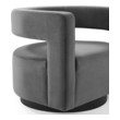 navy velvet accent chair Modway Furniture Sofas and Armchairs Gray