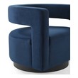italian leather chair Modway Furniture Sofas and Armchairs Midnight Blue