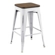 buy barstool Modway Furniture Bar and Counter Stools White