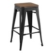 bar counter chairs Modway Furniture Bar and Counter Stools Black