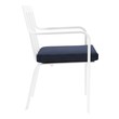 wing back arm chairs for sale Modway Furniture Bar and Dining White Navy