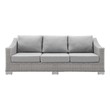large l sectional sofa Modway Furniture Daybeds and Lounges Light Gray Gray