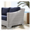 loveseat sofa cheap Modway Furniture Daybeds and Lounges Light Gray Navy