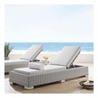 garden sofa set sale Modway Furniture Daybeds and Lounges Light Gray Gray