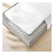 outdoor day bed cover Modway Furniture Daybeds and Lounges Light Gray White