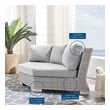 sectional lounges Modway Furniture Sofa Sectionals Light Gray Gray