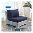 club table and chairs Modway Furniture Daybeds and Lounges Light Gray Navy