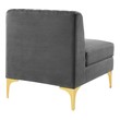 ottoman armchair Modway Furniture Sofas and Armchairs Gray