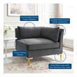 sofa set clothes Modway Furniture Sofas and Armchairs Gray