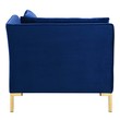 velvet sofa couch Modway Furniture Sofas and Armchairs Navy
