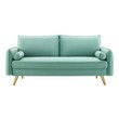 sofa sleeper sectional with chaise Modway Furniture Sofas and Armchairs Mint